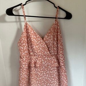 19 Cooper light pink, adorable, cute, girly floral baby shower dress size small